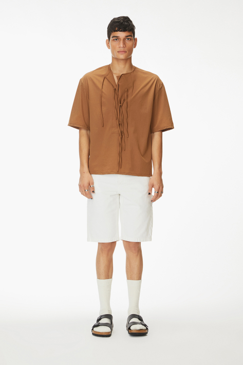 Bhaane white paperboy shorts