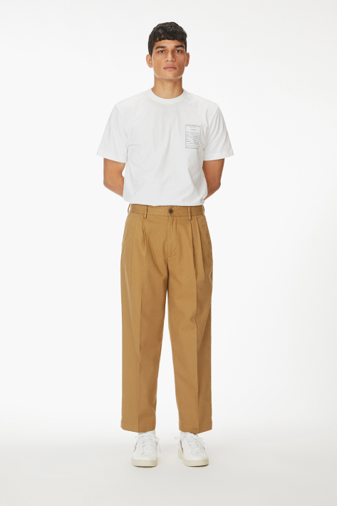 Bhaane khaki court man pants