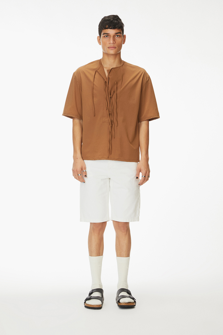 Bhaane white paperboy shorts