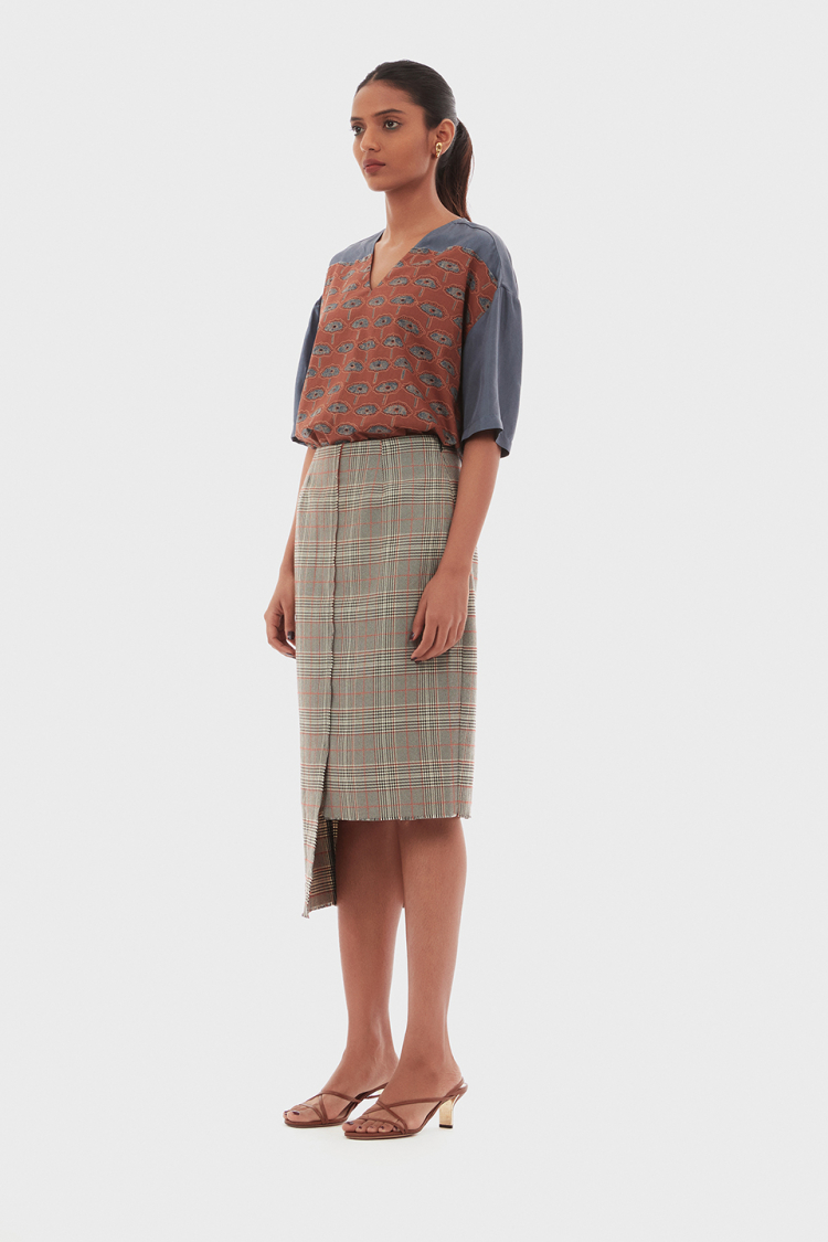 Bhaane hamptons-ash wabi-sabi skirt