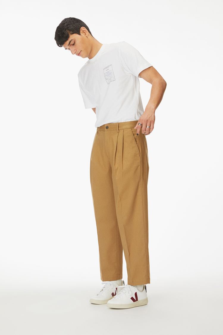 Bhaane khaki court man pants