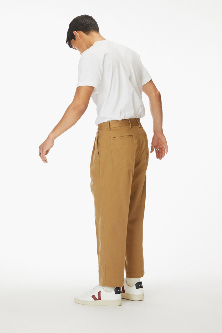Bhaane khaki court man pants
