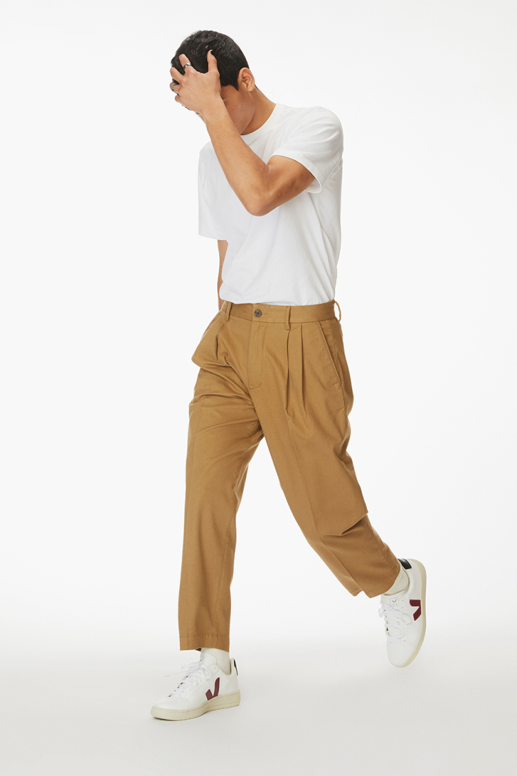 Bhaane khaki court man pants