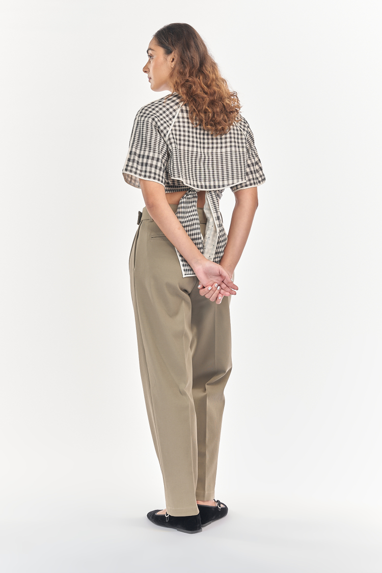 Bhaane walnut chop shorts