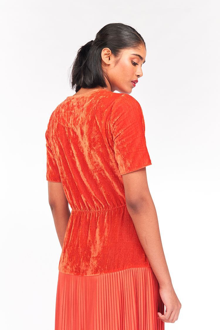 Bhaane peanut angel midi dress