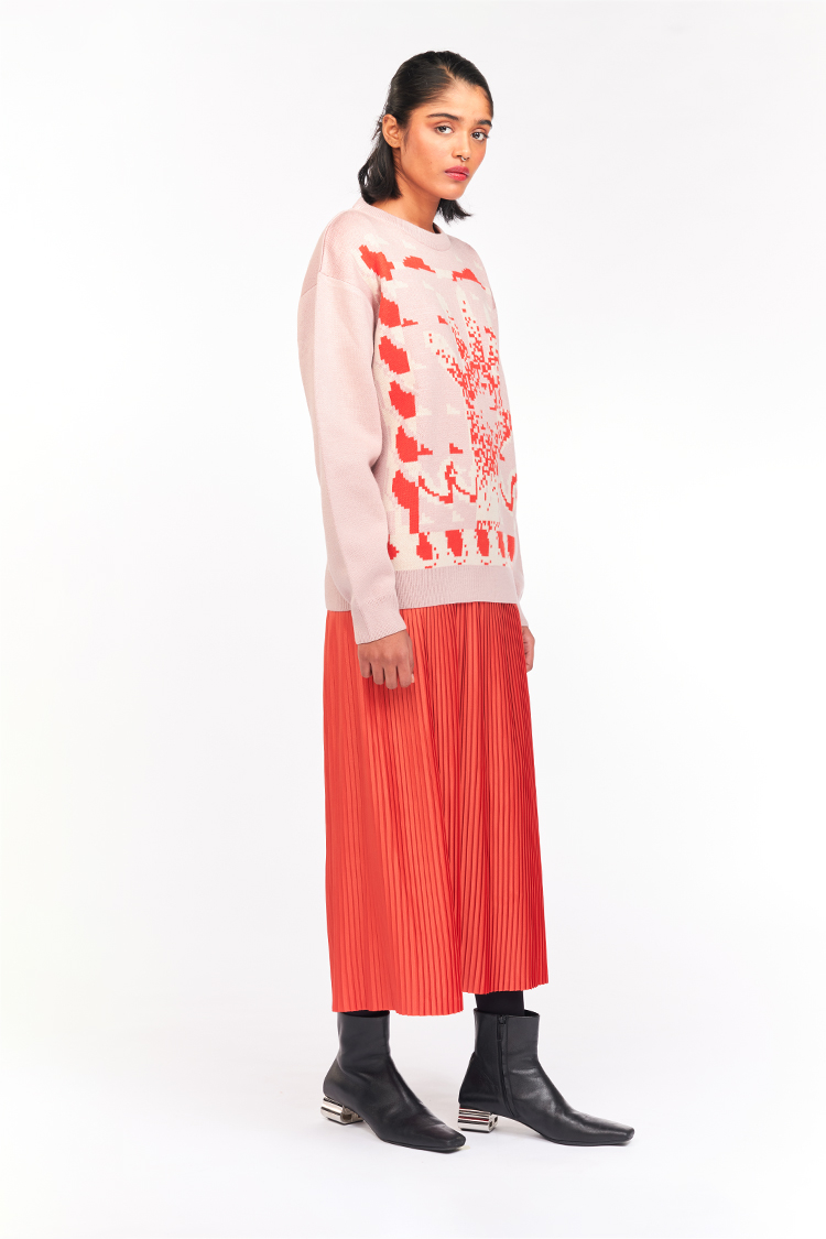 Bhaane peanut angel midi dress