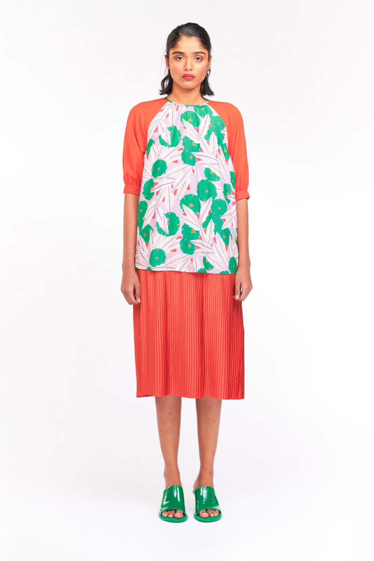 Bhaane violet tv shift dress