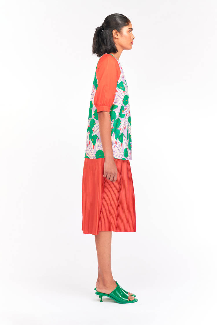 Bhaane violet tv shift dress